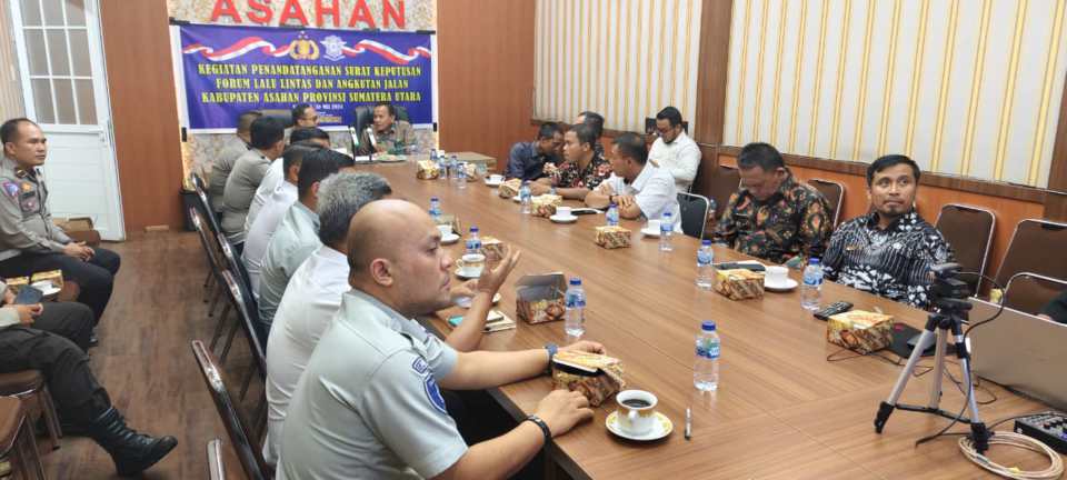 Jasa Raharja Gelar FGD Bersama FKLLAJ Kabupaten Asahan Bahas Edukasi Berlalulintas
