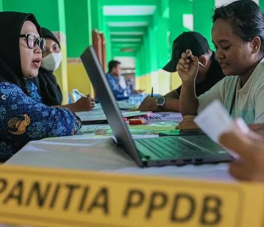 Siswa yang mendaftar PPDB. Foto/Liputan6