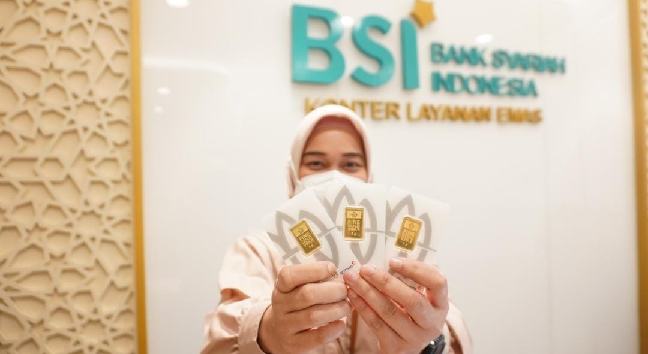 Per 31 Maret 2025, saldo emas di BSI Emas Digital tumbuh 231% atau setara Rp772 Miliar secara tahunan (YoY).