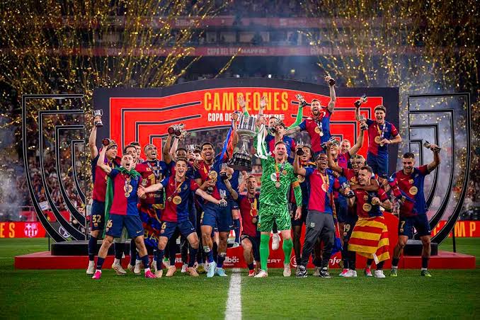 Barcelona juara Copa del Rey 2024/2025. Foto/Bentancoid