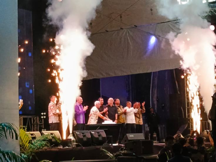 Wakil Gubernur Sumatera Utara (Sumut) Surya membuka Pekan Raya Sumatera Utara (PRSU) ke-50, Jumat (3/7/2026).