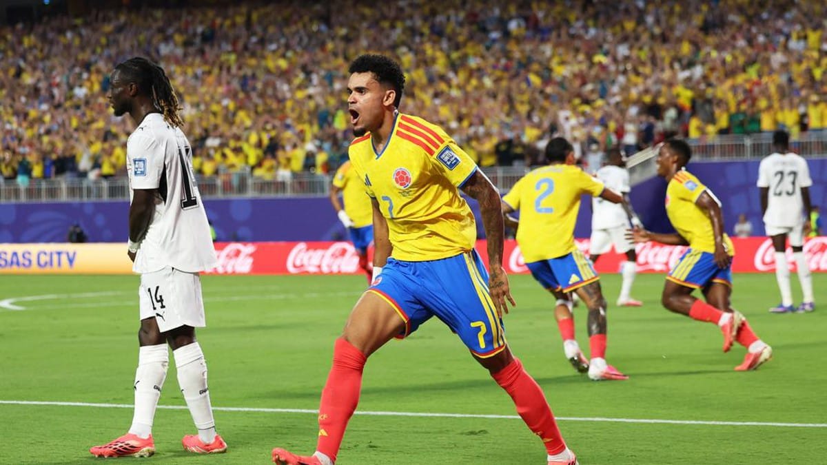 IMG-20260704-WA0011 John Arias bawa Kolumbia ke babak 16 besar lewat gol tunggalnya ke gawang Ghana. (Foto : Google)