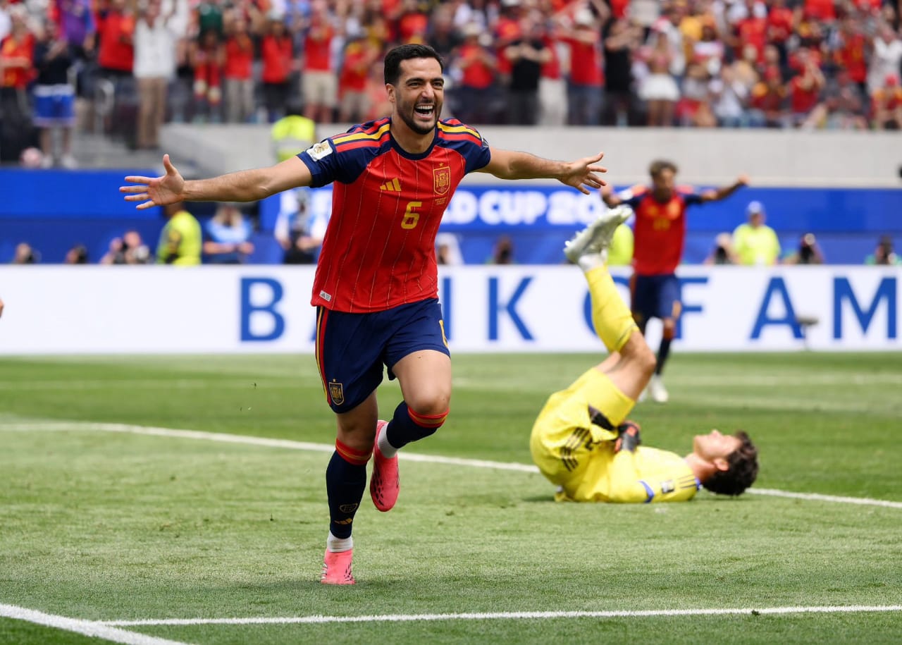 IMG-20260711-WA0003 Gol Mikel Merino bawa Spanyol ke semifinal melawan Perancis. (Google)