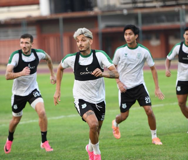 20260801_084612_resize_35 Sesi latihan skuad PSMS Medan jelang laga hadapi Persija, Sabtu (1/8/2026) sore