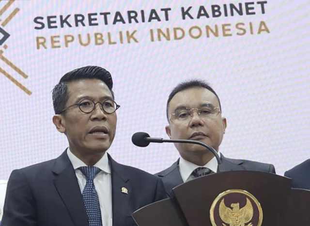 Ketua Komisi XI DPR Muhammad Misbakhun di Kantor Presiden Jakarta. (Foto Dok Antara)